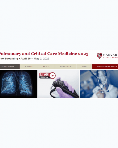 Harvard Pulmonary and Critical Care Medicine 2025
