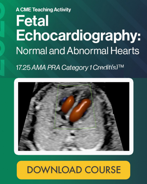 2025 Fetal Echocardiography: Normal and Abnormal Hearts – A Video CME Teaching Activity