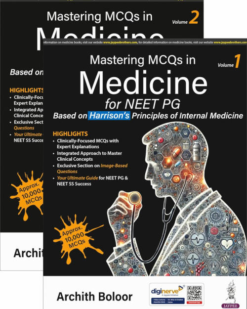 Mastering MCQs in Medicine for NEET PG (2 Volumes) (Converted PDF)