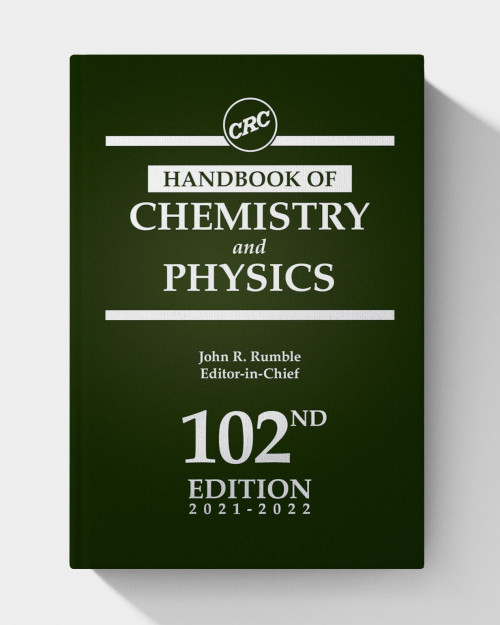 CRC Handbook of Chemistry and Physics (102nd Edition)