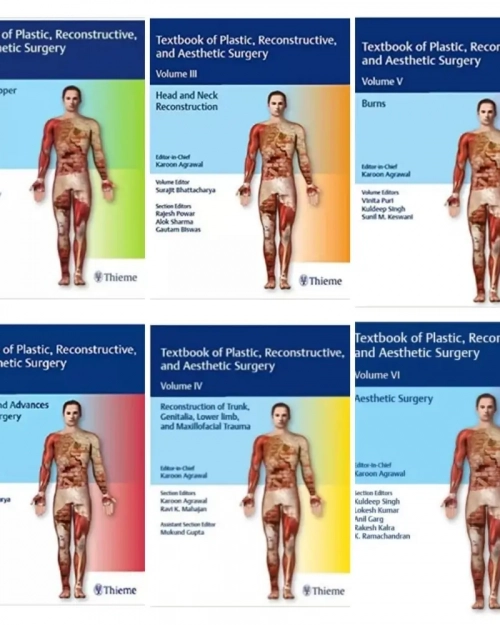 Textbook of Plastic, Reconstructive, and Aesthetic Surgery (6 Volumes)