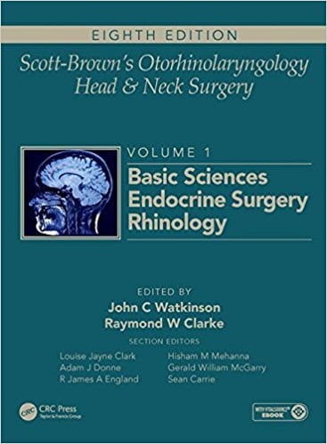 Scott-Brown’s Otorhinolaryngology and Head and Neck Surgery, 8ed: Volume 1: Basic Sciences, Endocrine Surgery, Rhinology (PDF)