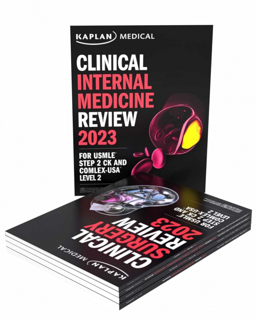 Kaplan Lecture Notes for USMLE Step 2 CK and COMLEX-USA Level 2 (Clinical Medicine Complete 5-Book Subject Review) 2023