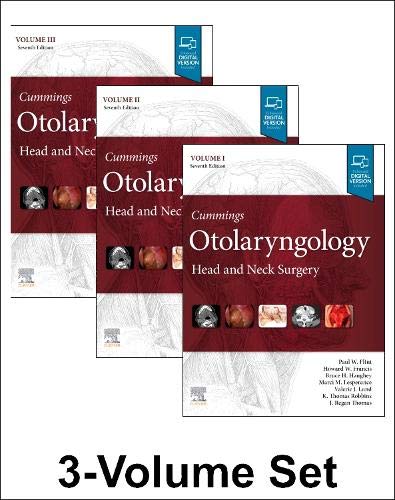 Cummings Otolaryngology: Head and Neck Surgery, 3-Volume Set, 7ed (True PDF)