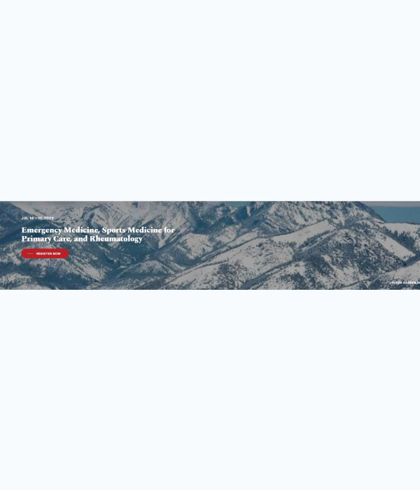 Emergency Medicine, Sports Medicine for Primary Care, and Rheumatology 2025 (Videos + Audios + Slides)