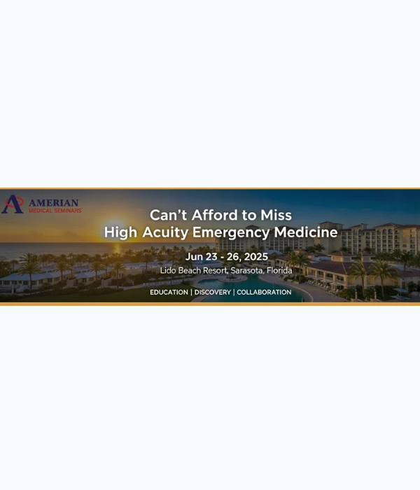 Can’t Afford to Miss High Acuity Emergency Medicine 2025 (Videos with subtitles + Audios + Slides)