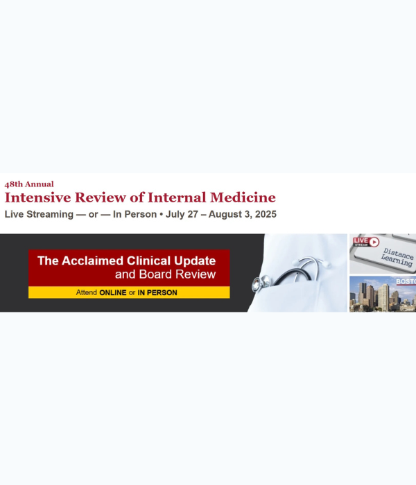 Harvard 48th Annual Intensive Review of Internal Medicine 2025 (Videos with subtitles + Slides)