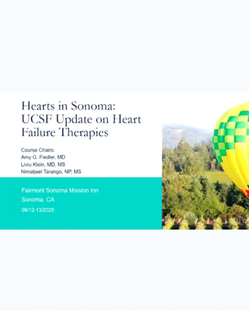 UCSF Update on Heart Failure Therapies 2025