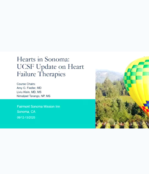 UCSF Update on Heart Failure Therapies 2025
