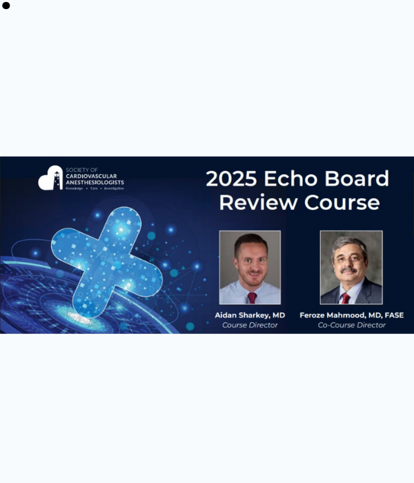 SCA Echo Board Exam Review Course 2025