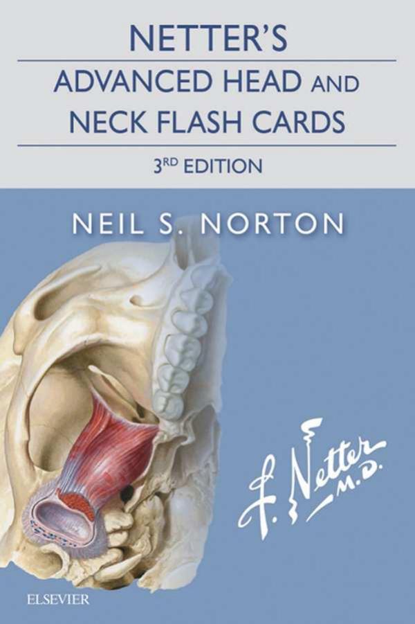 Netter’s Advanced Head and Neck Flash Cards (Netter Basic Science), 3rd Edition (ORIGINAL PDF from Publisher)
