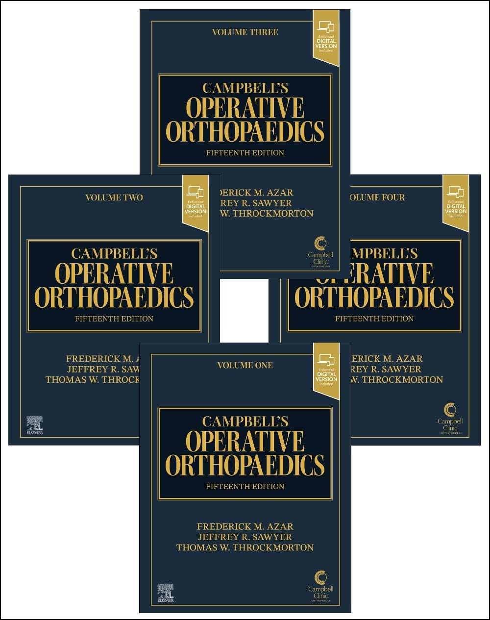 Campbell’s Operative Orthopaedics, 4-Volume Set (15th edition)