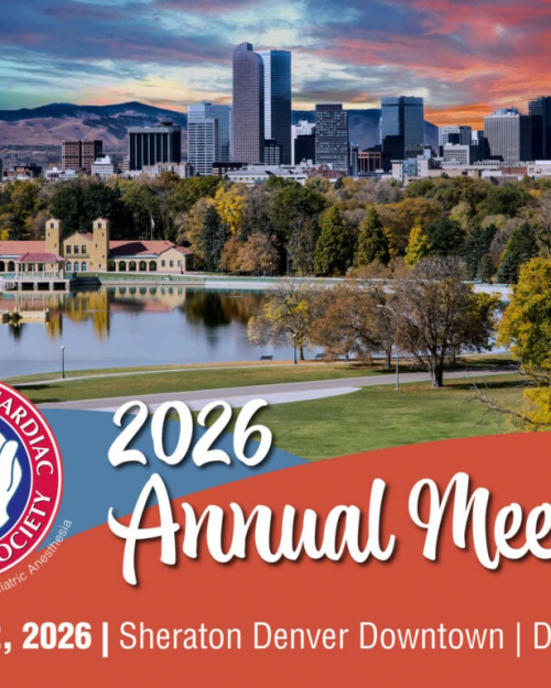 Congenital Cardiac Anesthesia Society Annual Meeting 2026