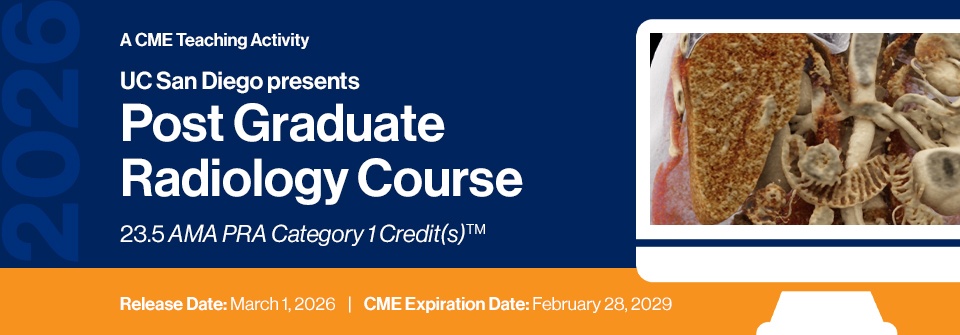 DocmedED 2026 UC San Diego Presents Post Graduate Radiology Course