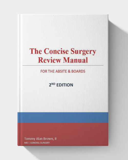 The Concise Surgery Review Manual for the ABSITE & Boards