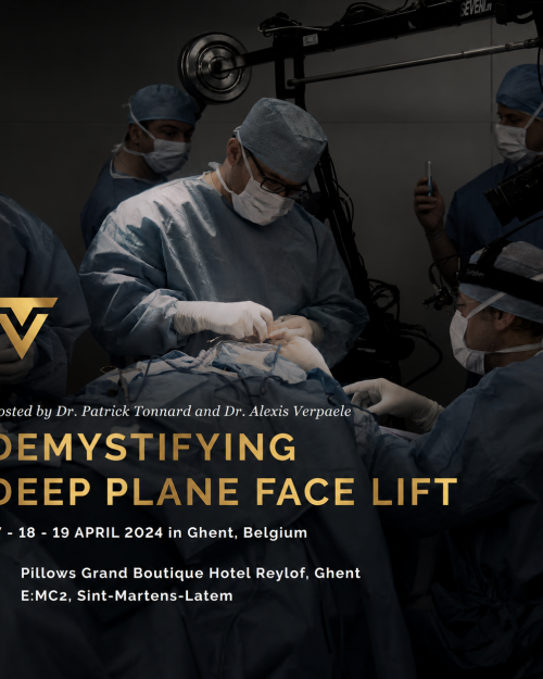 Tonnard & Verpaele Handout Facial Rejuvenation Workshop Demystifying Deep Plane Face Lift 2024