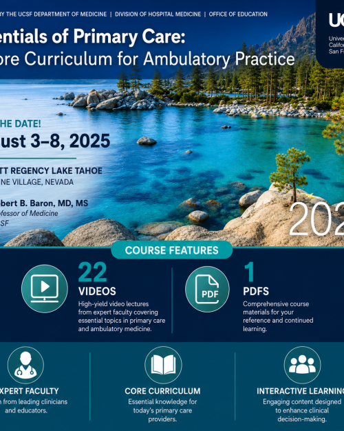 Primary Care Essentials: Core Curriculum for Ambulatory Practice 2025