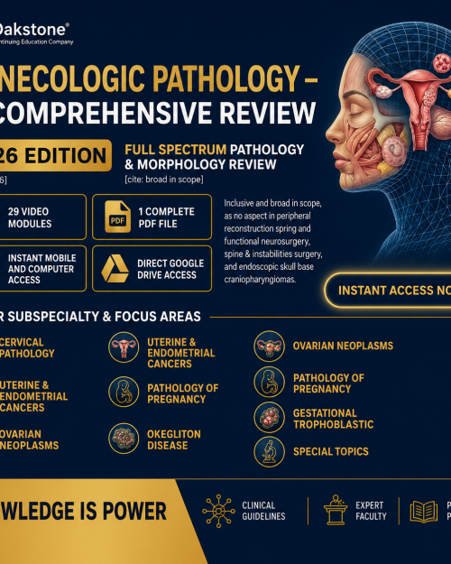 Gynecologic Pathology: Masters of Pathology Series 2026 (Videos + PDF)